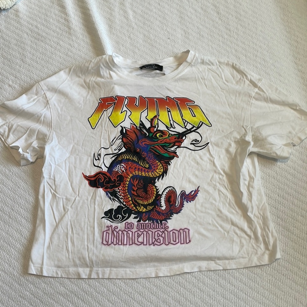 Bershka dragon graphic shirt